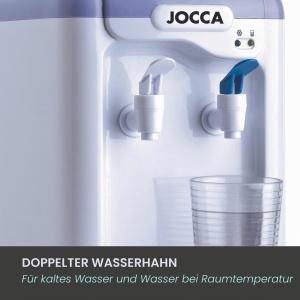 Dispenser de apa Jocca cu rezervor de 7 litri, racire 10-15C, alb-lila - Img 3