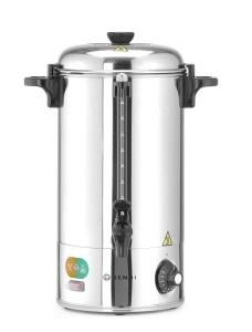 Dispenser de bauturi calde HENDI 9L, 2200W, inox, cu robinet antitopire