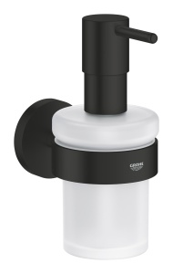 Dispenser de sapun GROHE Start, 160ml, negru, cu suport