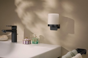 Dispenser de sapun hansgrohe AddStoris S, 200 ml, negru mat - Img 4