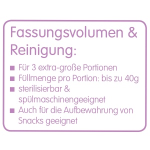 Dispenser lapte praf MAM 3 portii, BPA-free, design WalFrosch - Img 4