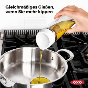 Dispenser ulei OXO Good Grips din sticla, 350 ml, design elegant - Img 4