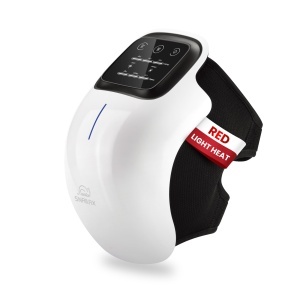 Dispozitiv de masaj pentru genunchi Snailax cu caldura, lumina infrarosu si vibratii