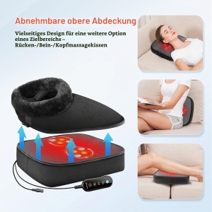 Dispozitiv de masaj pentru picioare COMFIER, 2-in-1, cu caldura, 8 noduri de masaj - Img 4