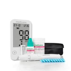 Dispozitiv de masurare a glicemiei Medisana MediTouch 2, 0.6 l, 480 rezultate