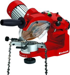 Dispozitiv pentru ascutit lanturi Einhell GC-CS 235 E, 235 W, iluminare, cap slefuit reglabil