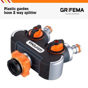 Distribuitor GRIFEMA 2-Way Conexiune 34 si 12 Flux Ajustabil PortocaliuNegru - Img 4