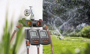 Distributie apa Gardena 4-Wege-Verteiler, pentru 4 dispozitive, compatibil cu robinete de 26,5 mm si 21 mm - Img 3
