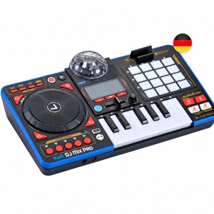 DJ-Pult VTech Kidi DJ Mix Pro cu Keyboard, Discolight si Bluetooth