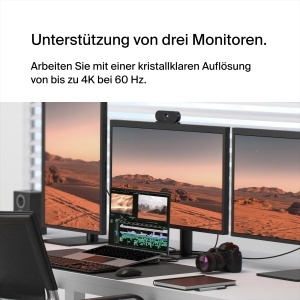 Docking station Belkin Connect USB-C 11-in-1, 100W, 3 monitoare, negru - Img 3