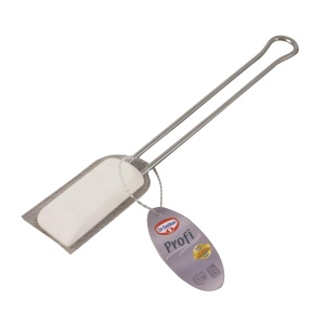 Dr Oetker Teigschaber Profi 20cm Maner din Otel Inoxidabil Partea Functionala din Silicon - Img 3
