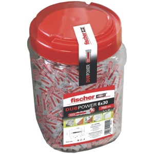 Dublu fixator fischer DUOPOWER 6x30, 750 bucati, grirosu