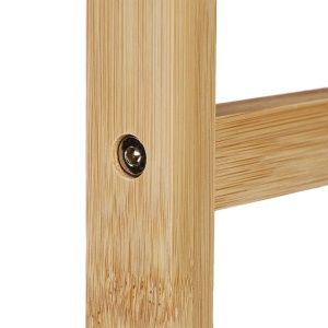 Dulap pentru haine din bambus Relaxdays, 98.5 x 47 x 36 cm, natural - Img 7