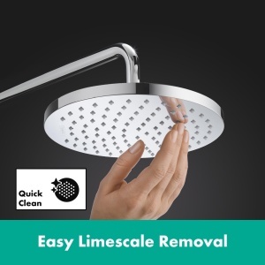 Dus cu cap de dus hansgrohe Vernis Blend, 205 mm, crom, montare peretetavan - Img 8