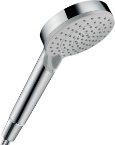 Dus cu doua tipuri de jet hansgrohe Vernis Blend, 100 mm, crom, EcoSmart