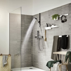 Dus cu efecte de ploaie hansgrohe Pulsify Select S, 3 tipuri de jet, crom - Img 10
