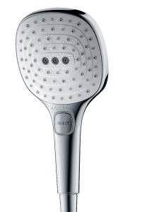 Dus cu mana hansgrohe Raindance Select E 120 mm, 3 tipuri de jet, crom - Img 3