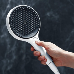Dus cu mana hansgrohe Rainfinity 130mm, 3 tipuri de jeturi, alb mat - Img 7