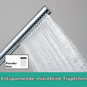 Dus cu maner hansgrohe Pulsify S, 7,9 lmin, crom, cu functie Antikalk - Img 5