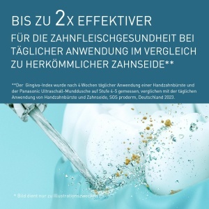 Dus cu ultrasunete Panasonic EW-DJ86, capacitate 200 ml, 5 nivele de presiune, negru - Img 3