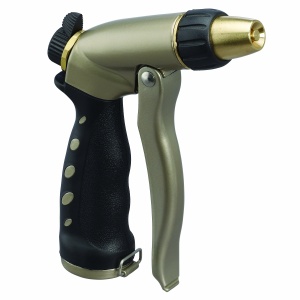 Duza ajustabila Orbit 56254D cu control debit, finisaj metalic, pentru apa rece