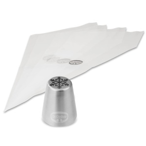 Duza decorativa Dr Oetker Schneeflocke otel inoxidabil set 5 piese