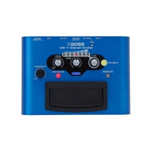 Efecte vocale BOSS VE-1 cu 7 tipuri de efecte, alimentare baterie sau retea, culoare albastra