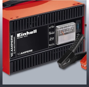 Einhell CC-BC 10 E Incarcator Baterii Auto si Moto 12V Ampermetru Carcasa Metalica - Img 6