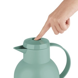 Emsa Samba F40102 Cana Termos 1L Puder Green Quick Press - Img 3