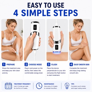 Epilator IPL Mulbijeo, 999.999 impulsuri, 21J, racire integrata - Img 7