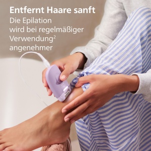 Epilator Philips Series 4000 BRE25700 cu LED si accesorii pentru corp si zona bikini - Img 4