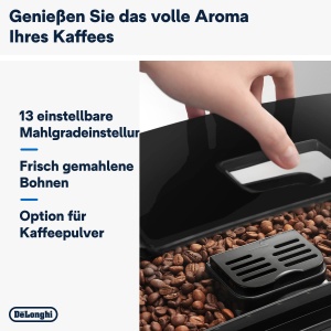 Espressor automat DeLonghi Magnifica S ECAM22110B Negru Sistem spumare lapte - Img 3