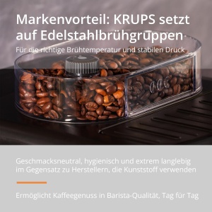 Espressor automat Krups Arabica Picto EA810570 Compact Alb Cu functie de spumare lapte - Img 7