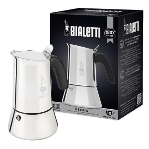 Espressor cafea Bialetti New Venus Induction, 10 cesti, inox, argintiu
