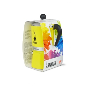 Espressor cafea Bialetti Rainbow 4982, aluminiu, 3 cesti, galben - Img 4