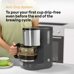 Espressor cafea Braun PurShine KF 1500 BK, 10 cesti, 1000W, negru - Img 4