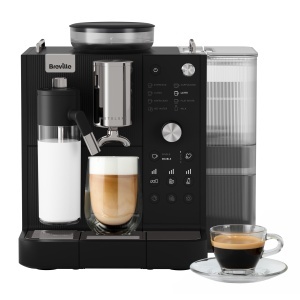Espressor cafea Breville Prima Latte AutoLuxe, 12 setari, negru