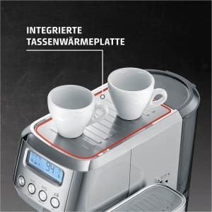 Espressor cafea CASO Espresso Gourmet Latte, 20 bar, cu recipient pentru lapte, inox - Img 9