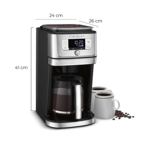 Espressor cafea Cuisinart DGB-800, 12 cesti, inox - Img 3