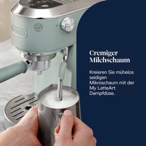 Espressor cafea DeLonghi Dedica Duo, compact, 15cm latime, verde - Img 6