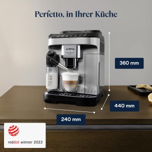 Espressor cafea DeLonghi Magnifica Evo ECAM292.81.SB, 7 retete, LatteCrema, argintiu - Img 7