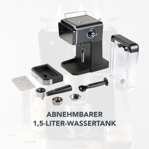 Espressor cafea DOMO DO757K 20 Bar, 1.5 L, Touchscreen - Img 4