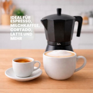 Espressor cafea Jata CFI9, capacitate 9 cesti, inductie, aluminiu, negru - Img 7