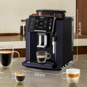 Espressor cafea Krups EA910B, negru, cu touch screen si programe automate - Img 3
