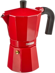 Espressor cafea Monix Fresa, 6 cesti, aluminiu, design modern