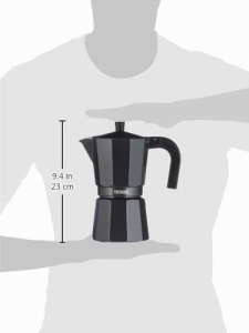 Espressor cafea Monix Vitro Noir, 9 cesti, aluminiu, antiaderent - Img 2