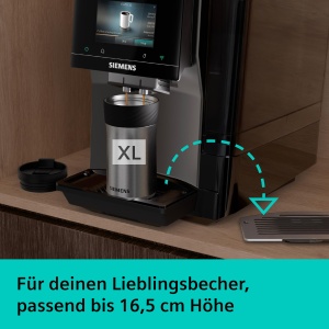 Espressor cafea Siemens EQ700i Aroma, 41 bauturi, touchscreen 5 inch, gri - Img 11