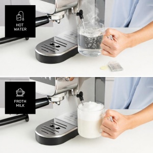 Espressor cafea Taurus 1350 W, 20 bar, 900 ml, inox - Img 7