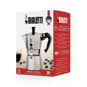 Espressor Moka Bialetti Express 270 ml ArgintiuNegru Ergonomic - Img 6