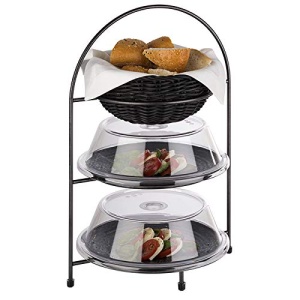 Etajera metalica APS Industrial pentru 3 farfurii, dimensiuni 19,5x29 cm, inaltime 43 cm - Img 3